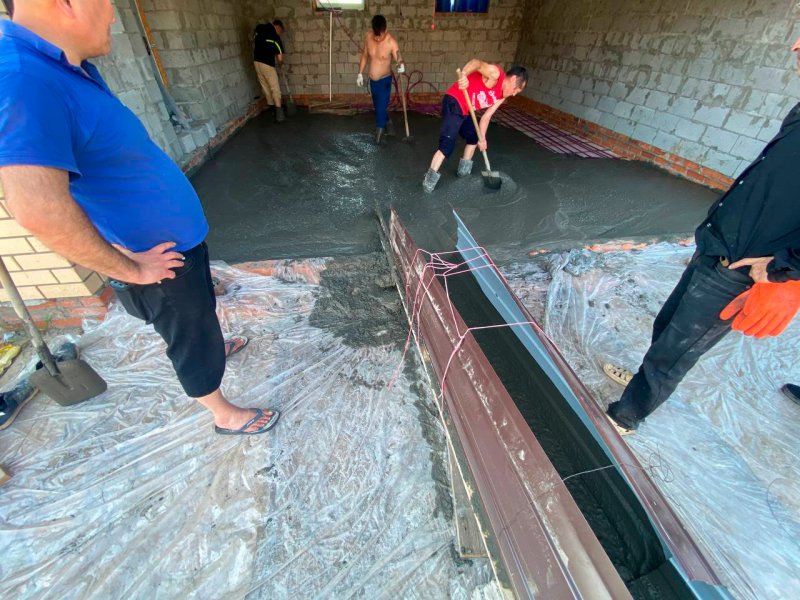 Заливка бетона под гараж в Сочи